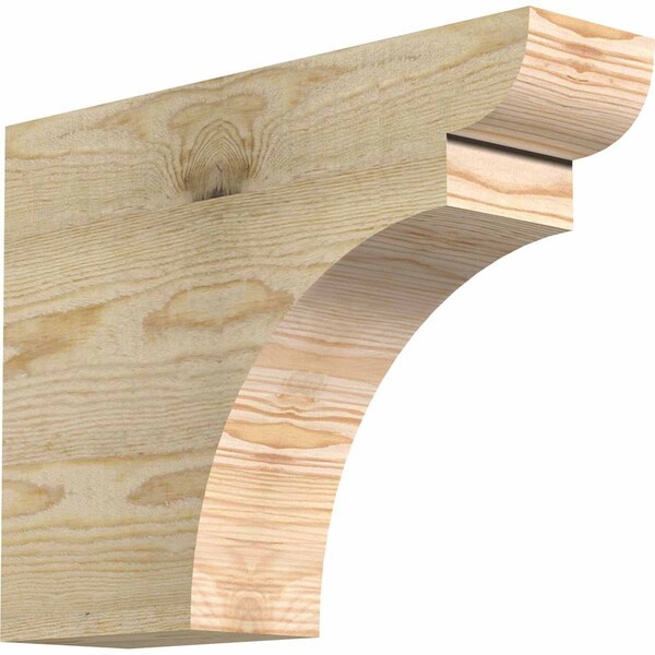 Ekena Millwork Yorktown Rough Sawn Rafter Tail, Douglas Fir, 4"W x 12"H x 16"L RFT04X12X16YOR00RDF - main